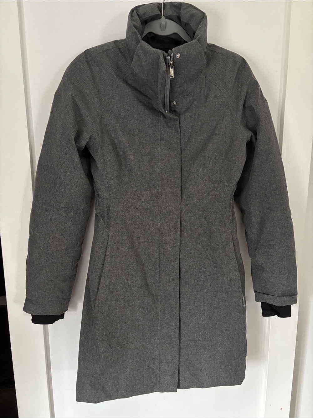 The North Face Women's Charcoal Gray Long Trench Coat